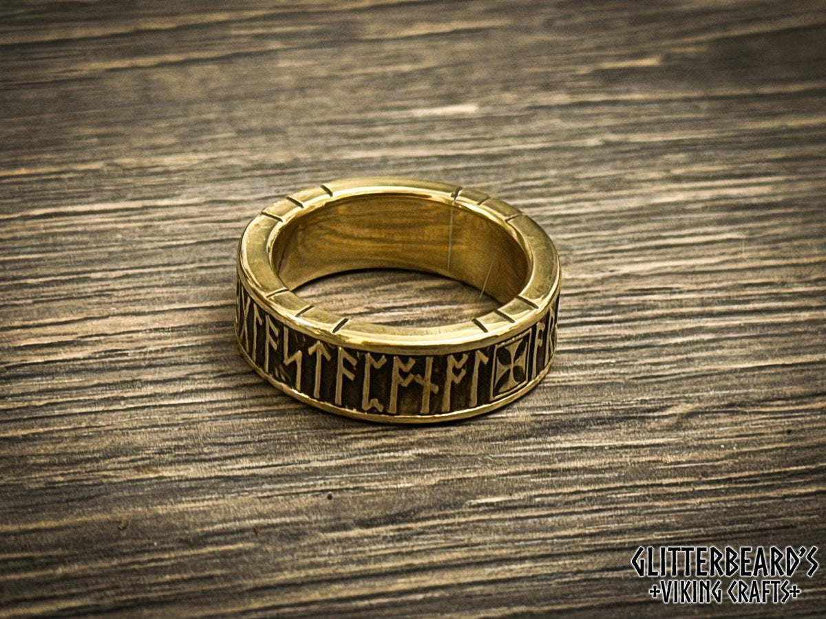 Viking Rune Ring - Bramham Moor Anglo Saxon Viking Rune Ring