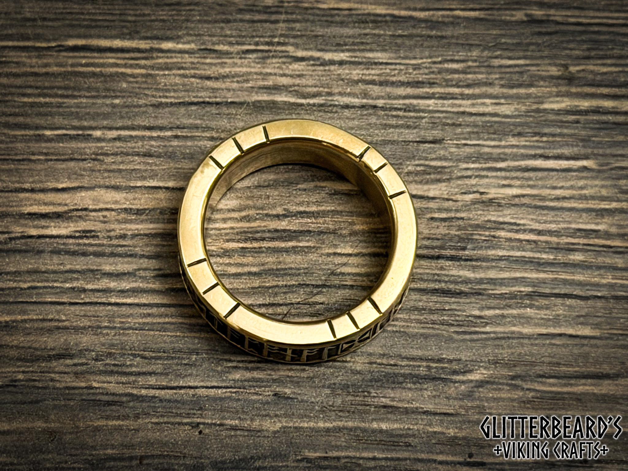 Viking Rune Ring - Bramham Moor Anglo Saxon Viking Rune Ring