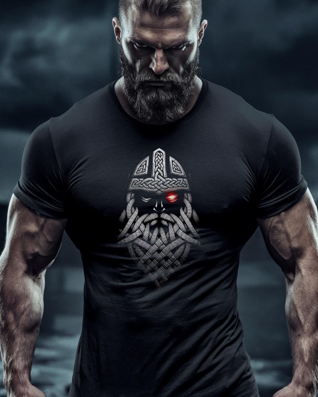 Viking T-Shirt - Viking Warrior Gym T-Shirt: Skål to Gains, Norse Motivation