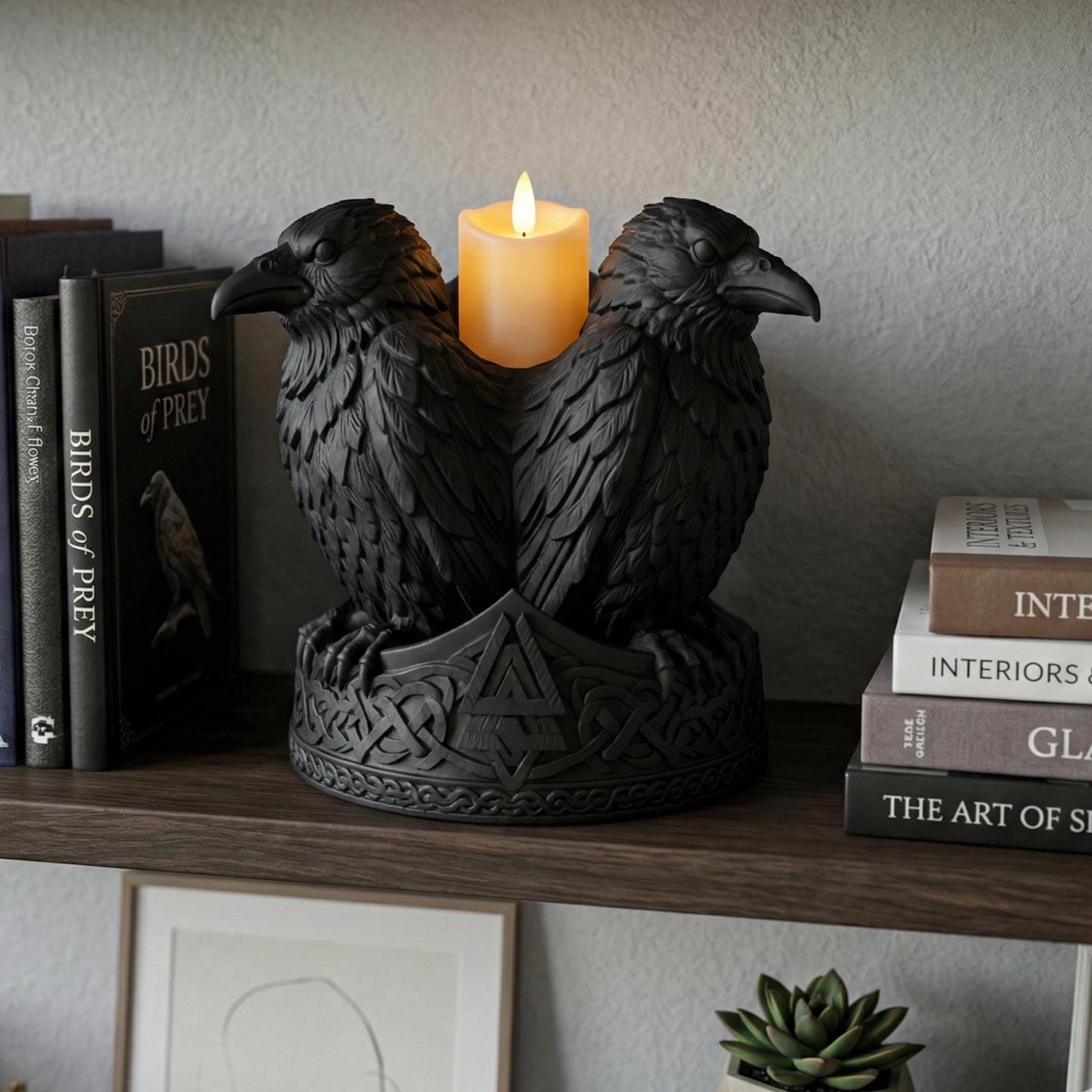 Viking Longship Home Decor - Viking Longship Planter Set, Norse Succulent Pot in Small Medium Large