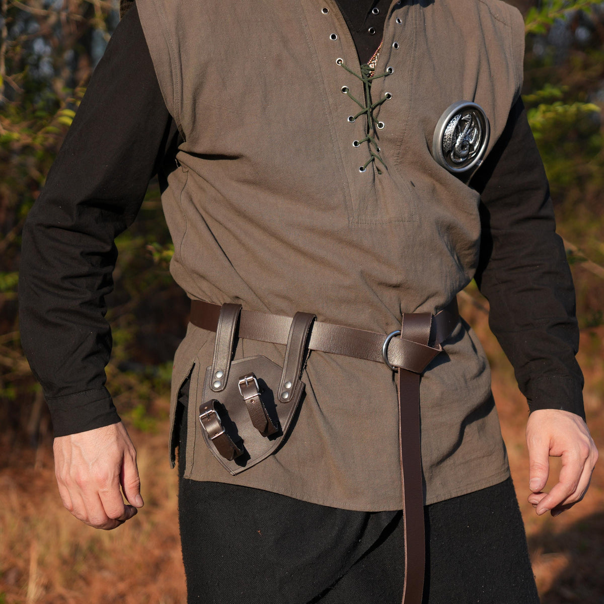 Viking Costume & LARP - Renaissance Festival Medieval Style Handmade Frog Viking Accessories