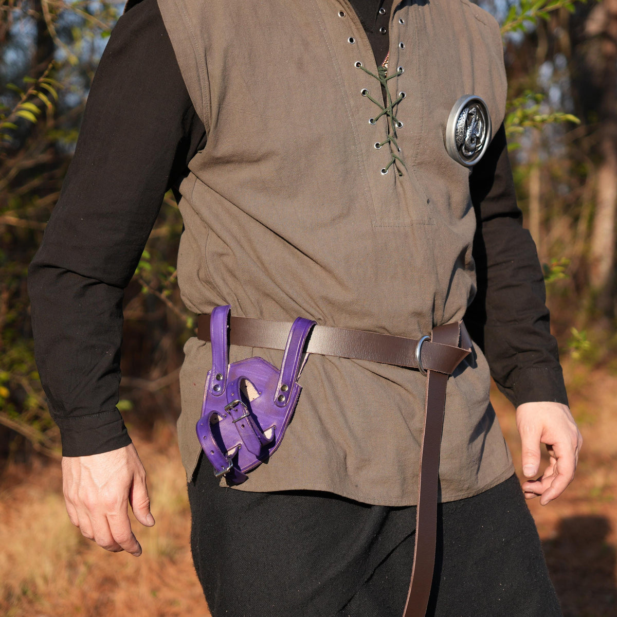 Viking Costume & LARP - Renaissance Festival Medieval Style Handmade Frog Viking Accessories