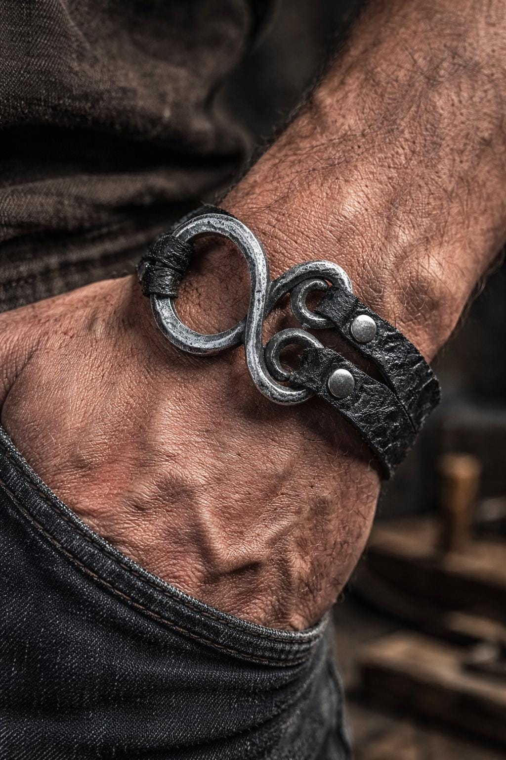 Viking Bracelet - viking leather bracelet for man and women adjustable norse symbol bracelet