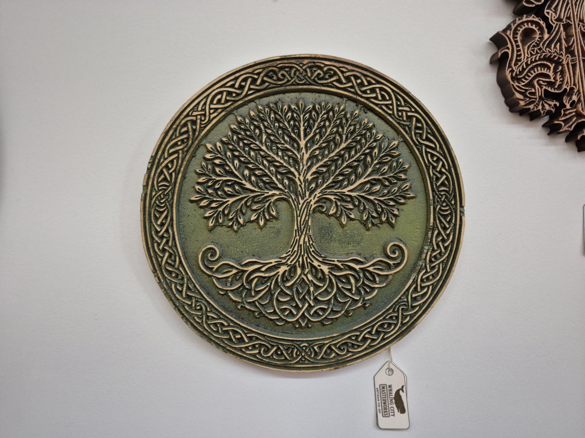 Viking Raven Rug - Viking Raven Round Rug, Norse Rune Circle Carpet, Celtic Knot Boho Gothic Decor