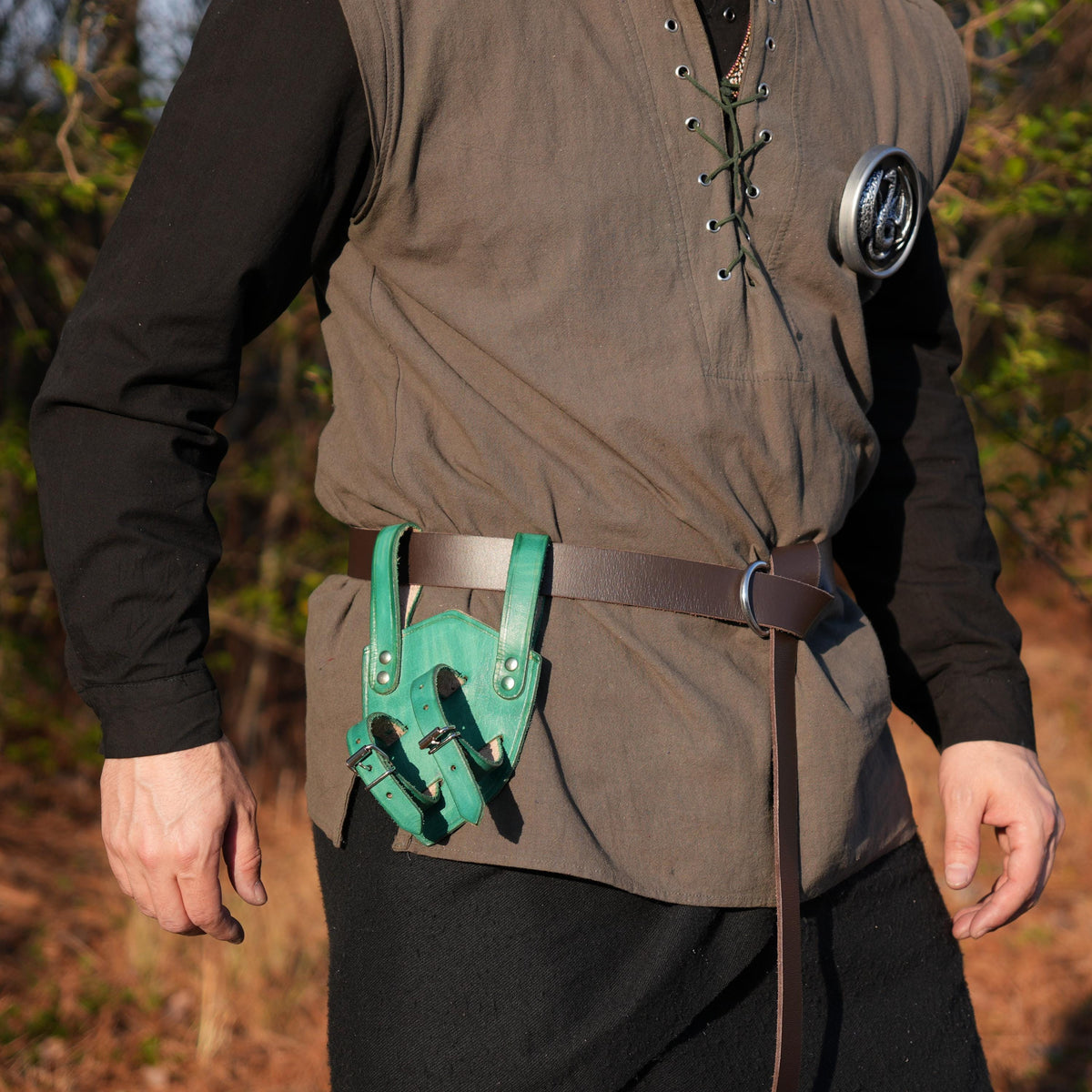 Viking Costume & LARP - Renaissance Festival Medieval Style Handmade Frog Viking Accessories