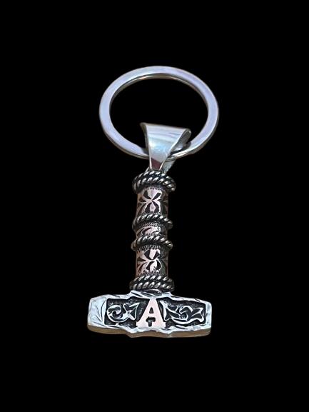 Viking Thor's Hammer Necklace - Personalized Viking Hammer Necklace, Mjolnir Pendant, Custom