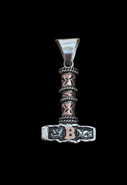 Viking Thor's Hammer Necklace - Personalized Viking Hammer Necklace, Mjolnir Pendant, Custom