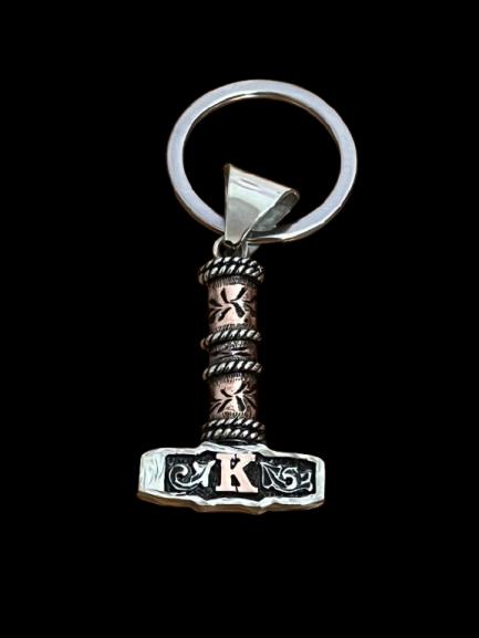 Viking Thor's Hammer Necklace - Personalized Viking Hammer Necklace, Mjolnir Pendant, Custom