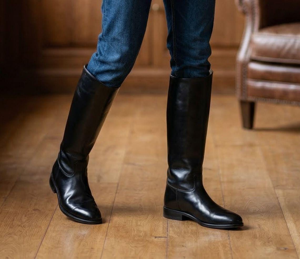 Viking Boots - Handmade Leather Viking Boots, Medieval Ankle Boots, LARP Cosplay Shoes