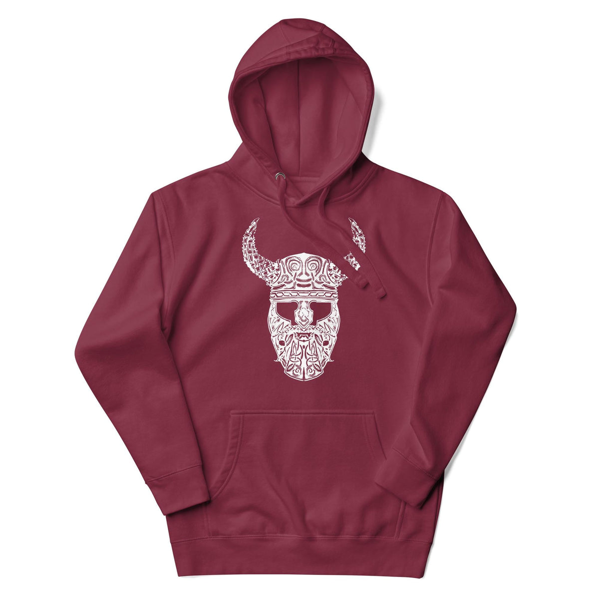 Viking Odin Hoodie - Viking Hoodie Celtic Knot Warrior Unisex Hoodie– Odin Horn Symbol with Ravens