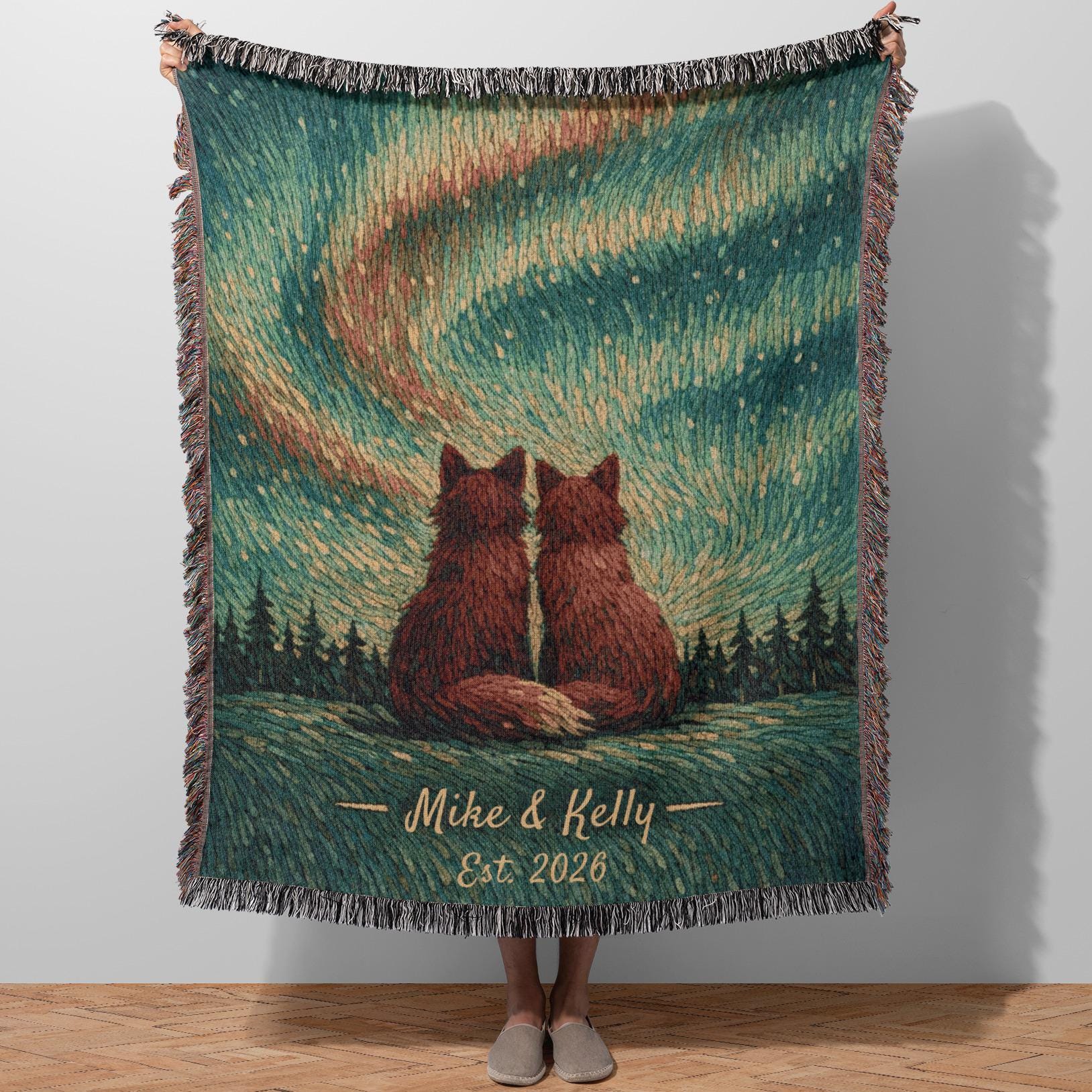 Viking Odin Blanket - Norse Mythology Woven Blanket - Odin Valknut Throw, Viking Warrior Art Gift