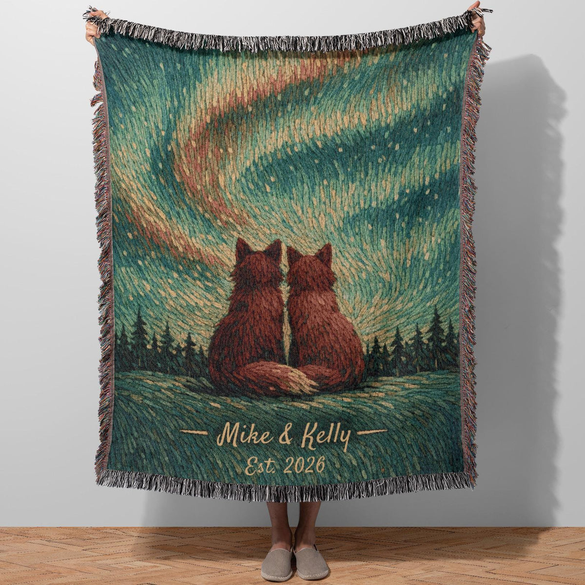 Viking Odin Blanket - Norse Mythology Woven Blanket - Odin Valknut Throw, Viking Warrior Art Gift