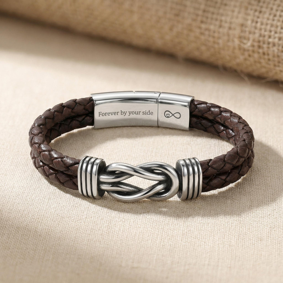 Viking Vegvisir Compass Bracelet - Viking Braided Leather Bracelet – Norse Runes, Celtic Knot