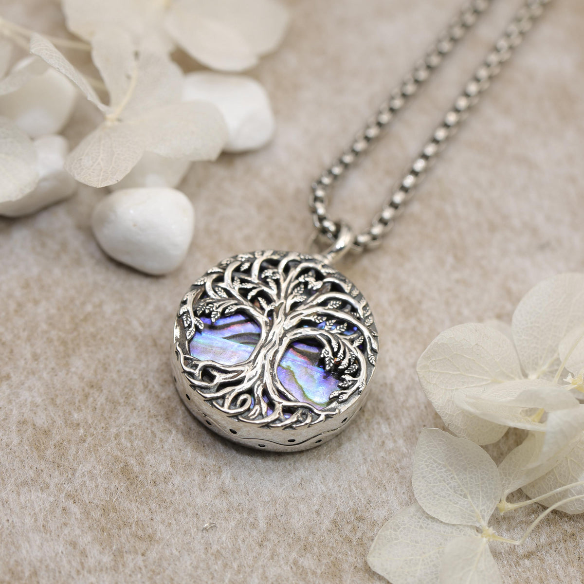 Viking Rune Necklace - Viking Rune Urn Necklace – Norse Symbol Cremation Jewelry for Ashes – 925