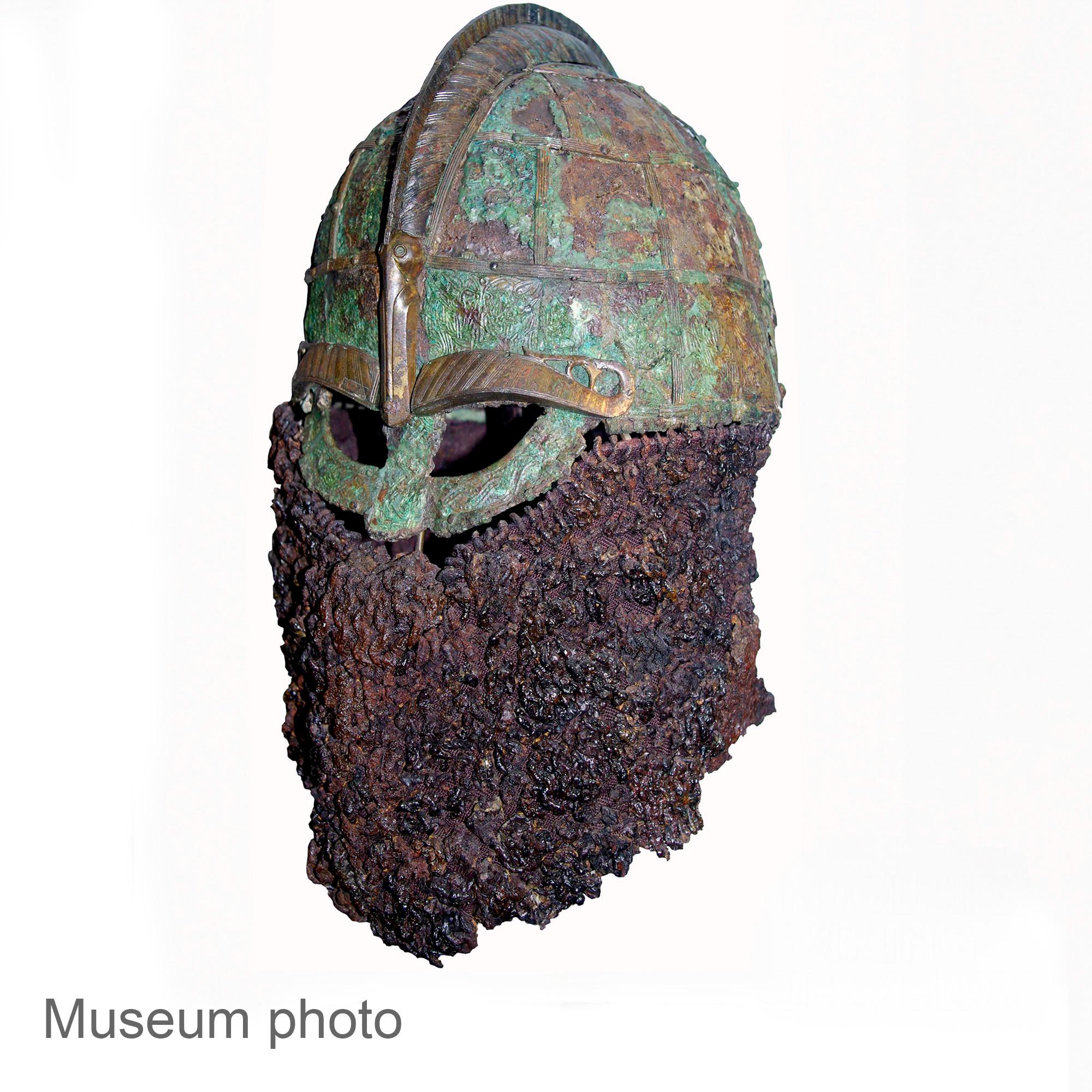 Viking Ring - Bronze Viking Ring: Vendel Era Norse Band, Design From Valsgarde Helmet