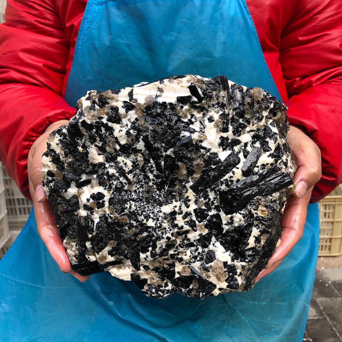 Viking Home Decor - Large Raw Black Baltic Flint Stone, Aquascape Centerpiece, Viking History