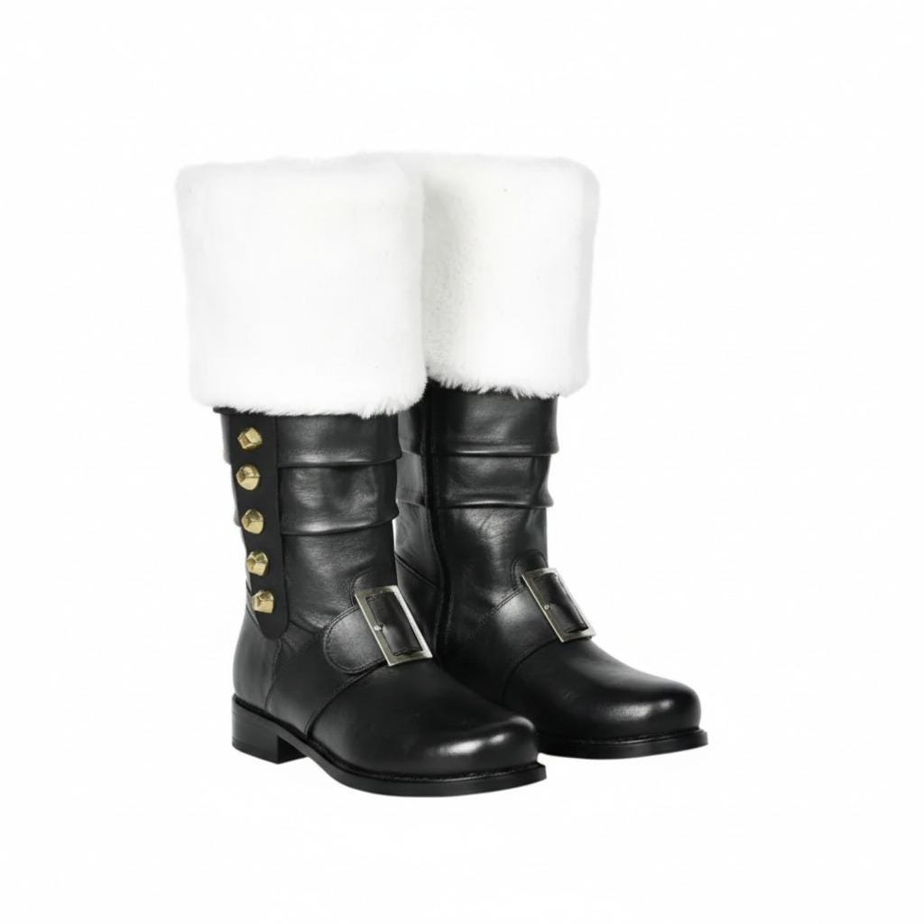 Viking Boots - Handmade Leather Viking Boots, Medieval Ankle Boots, LARP Cosplay Shoes