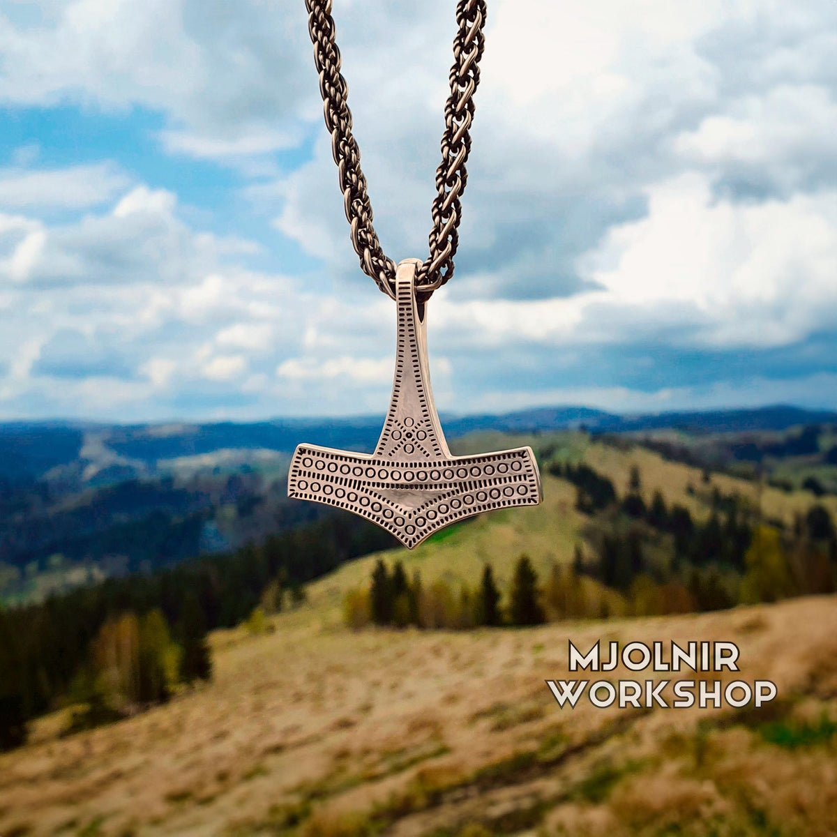 Viking Thor's Hammer Hoodie - Viking Hoodie Men Vegvisir Compass Mjolnir Thor Hammer Norse