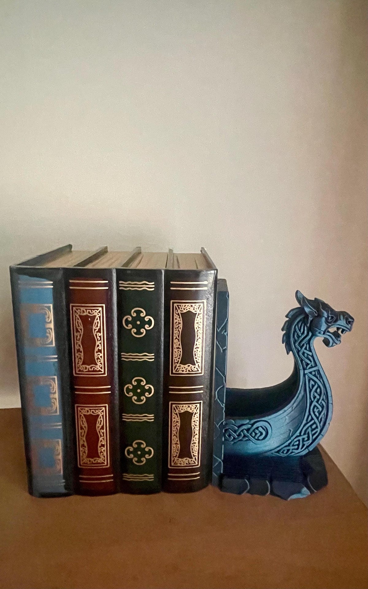 Viking Home Decor - Viking Ship Bookshelf Decor