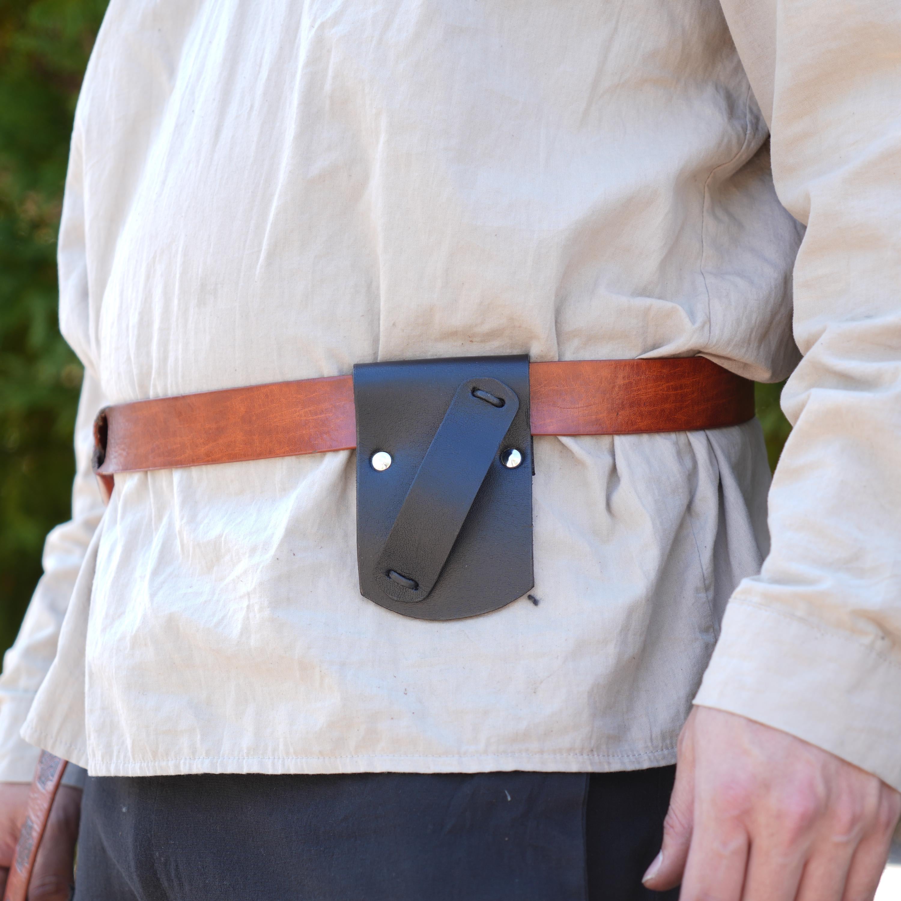 Viking Costume & LARP - Renaissance Festival Cosplay Larp Accessory Leather Holster Cosplay