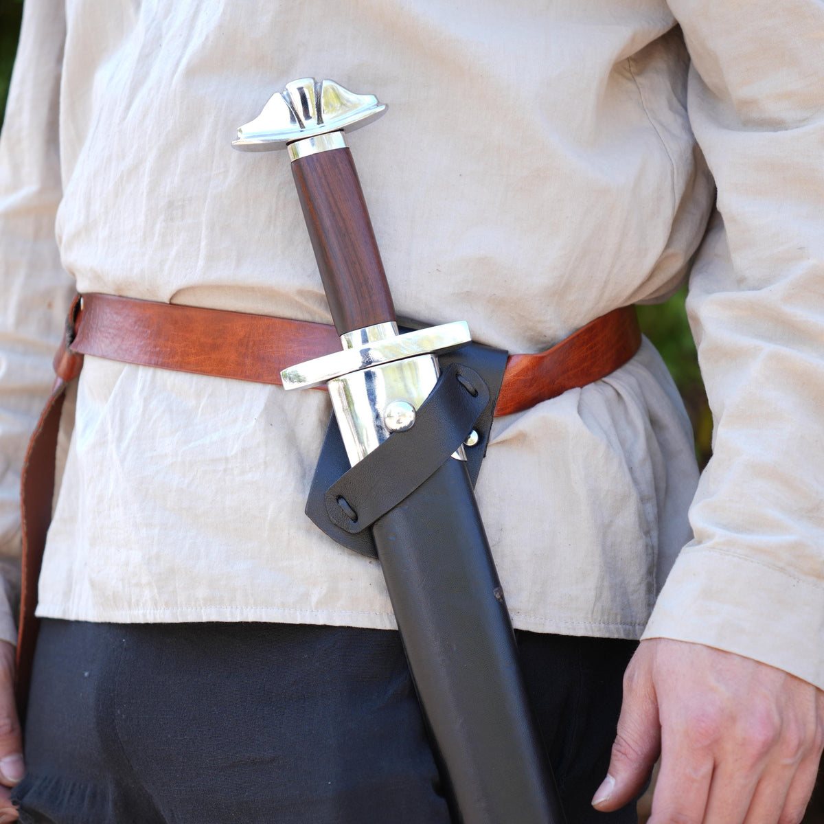 Viking Costume & LARP - Renaissance Festival Cosplay Larp Accessory Leather Holster Cosplay
