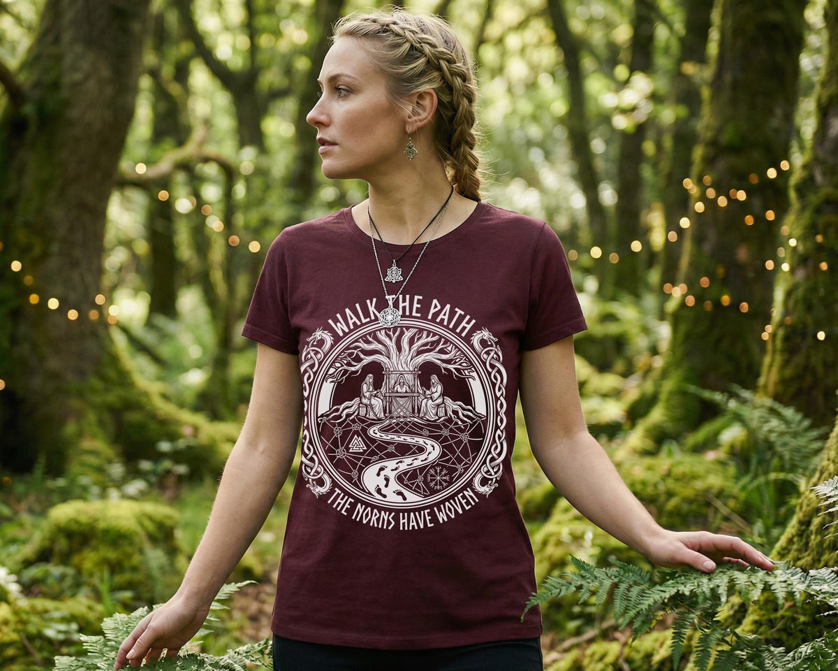 Viking Thor's Hammer T-Shirt - Mjolnir Thor Hammer Viking Shirt, Norse Mythology T-Shirt, Nordic