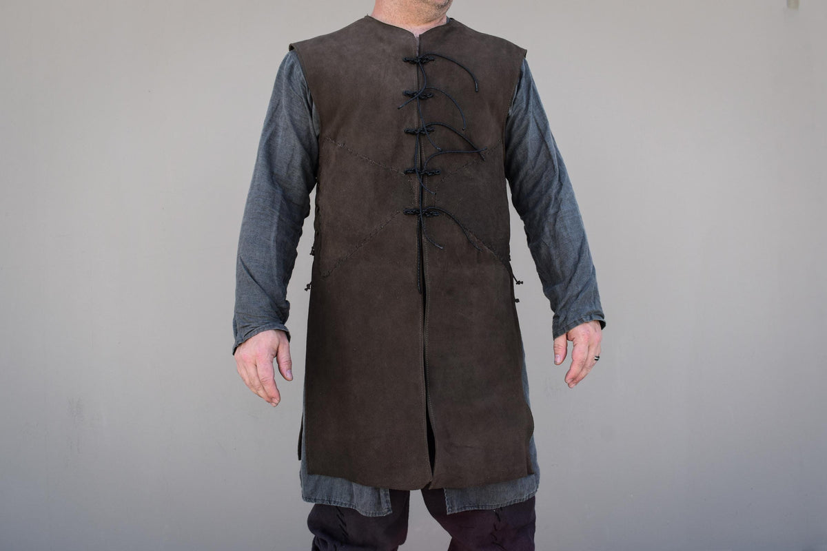 Viking Jacket - Handmade Warrior Medieval Leather Coat, Unisex Ranger Combat Quilted Viking Cosplay