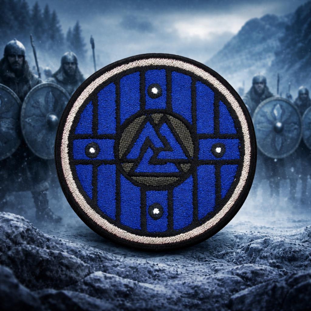 Viking Raven Jacket - Viking Warrior Raven Embroidered Patch, Norse Mythology Nordic Jacket Back