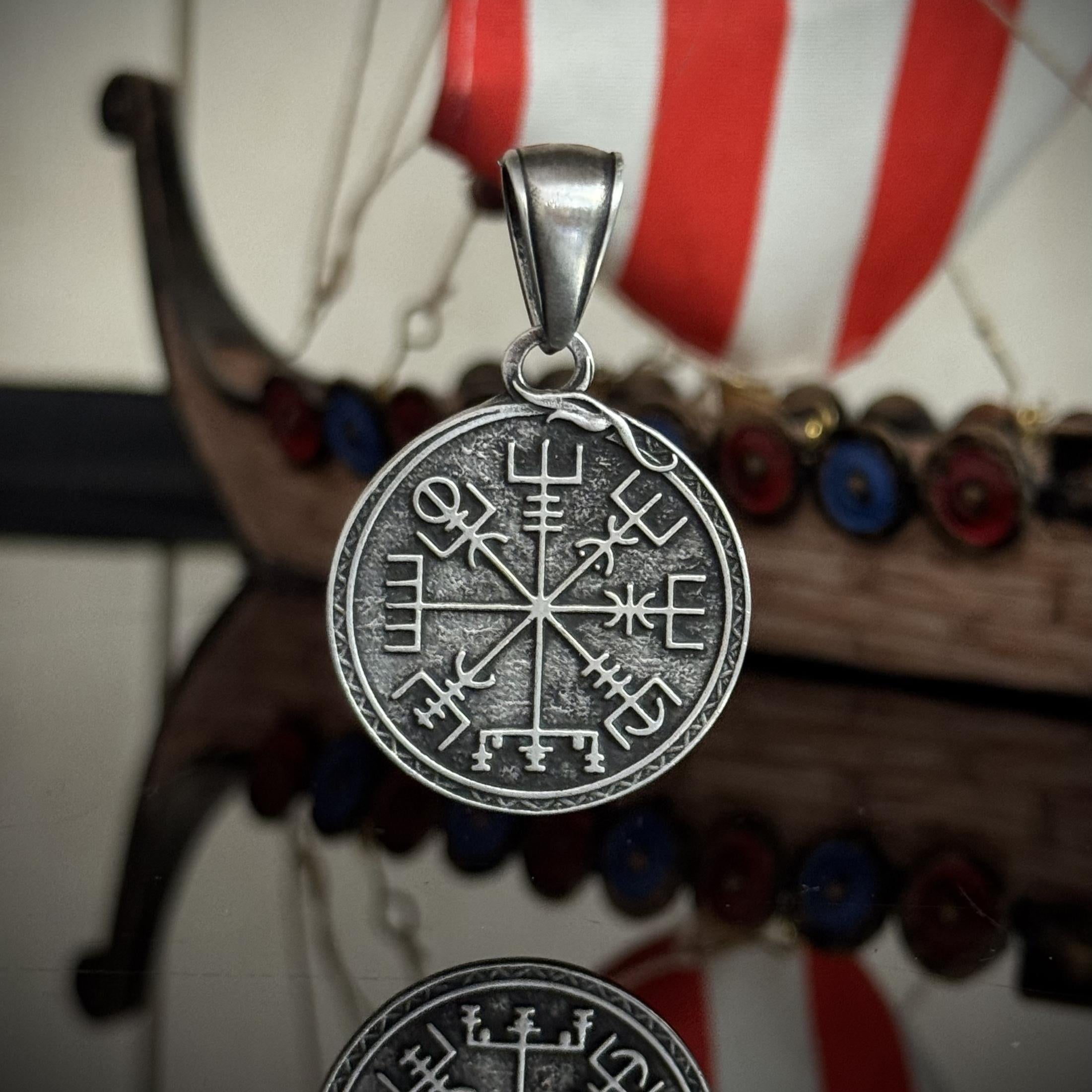 Viking Bracelet - Viking compass leather bracelet for men Norse pagan cuff bracelets Nordic jewelry