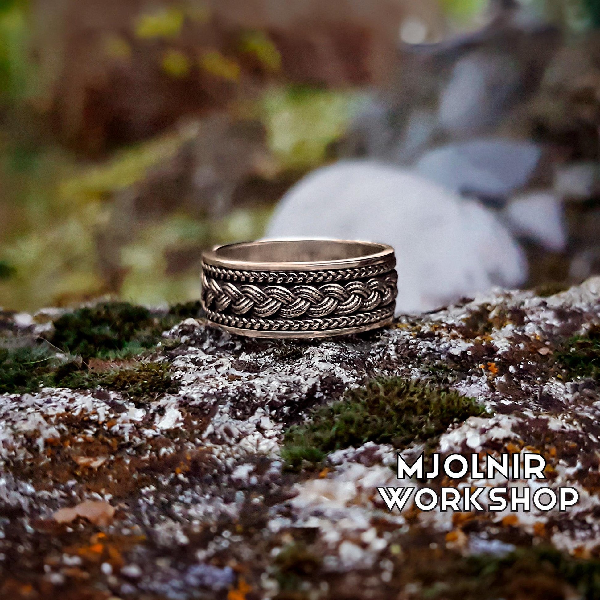 Viking Ring - Bronze Braided Viking Bracelet: Mammen Style Norse Arm Ring