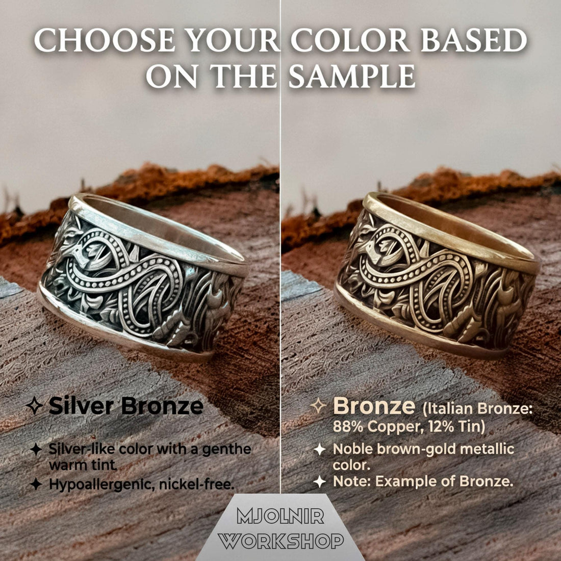 Viking Ring - Bronze Viking Ring: Vendel Era Norse Band, Design From Valsgarde Helmet