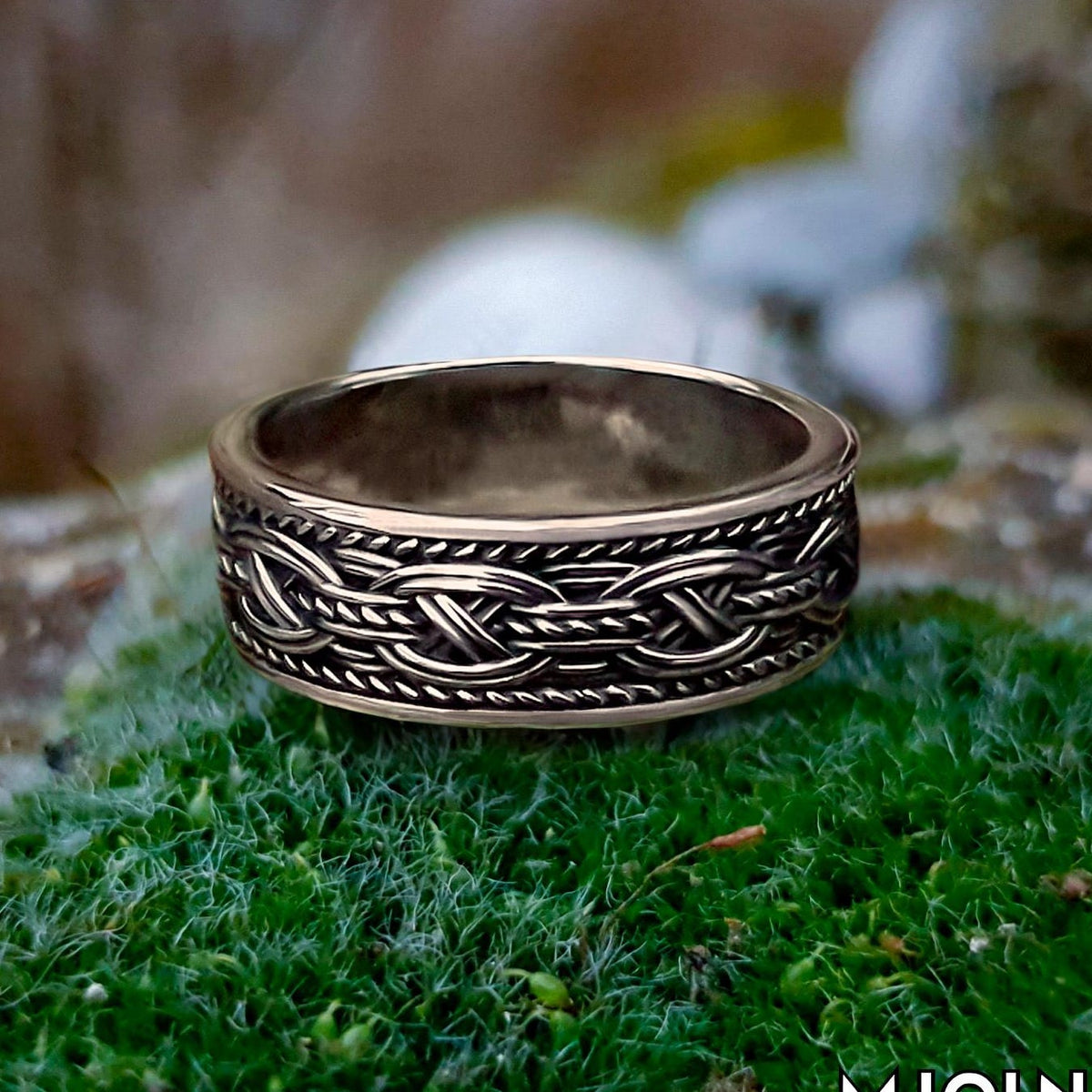 Viking Ring - Bronze Braided Viking Bracelet: Mammen Style Norse Arm Ring