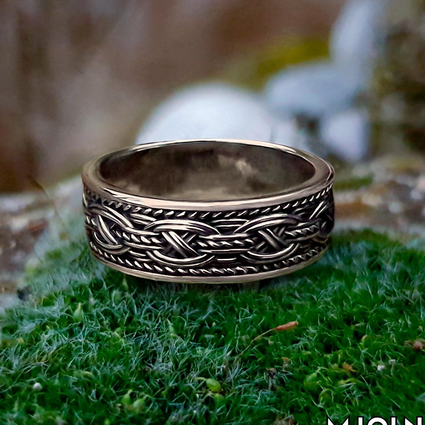 Viking Ring - Bronze Braided Viking Bracelet: Mammen Style Norse Arm Ring
