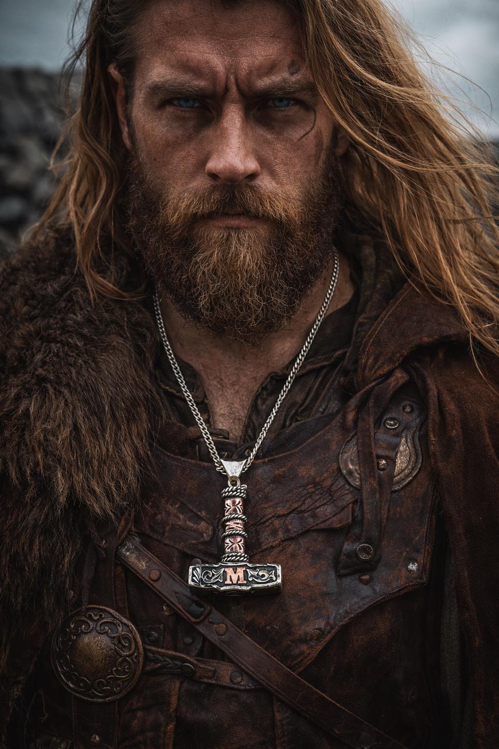Viking Thor's Hammer Necklace - Personalized Viking Hammer Necklace, Mjolnir Pendant, Custom