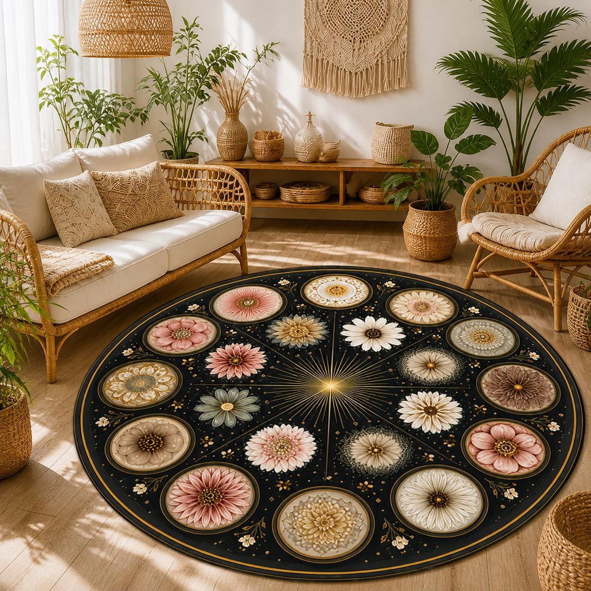 Viking Wolf Rug - 3D Viking Wolf Runner Rug: Norse Decor