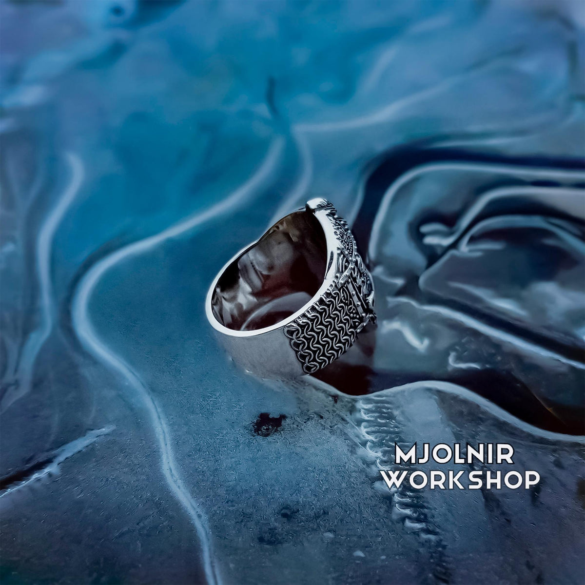 Viking Ring - Bronze Viking Ring: Vendel Era Norse Band, Design From Valsgarde Helmet