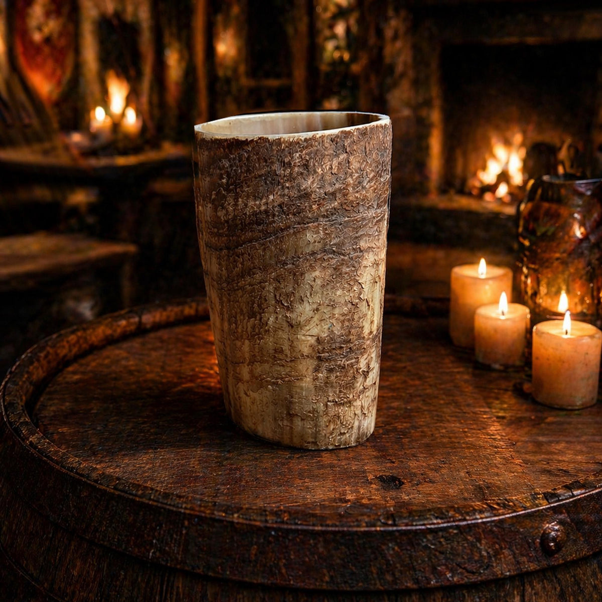 Viking Mug - Viking Drinking Horn, LARP Cup, Mead Horn, Medieval Gift for Men