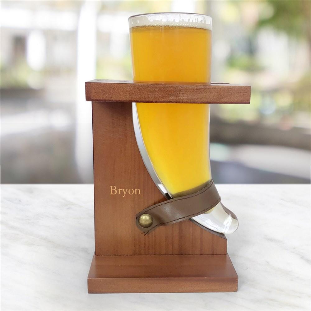 Viking Mug - Handmade Viking Horn Mug, Authentic Natural Ox Horn Tankard, 8 oz Drinking Mug for