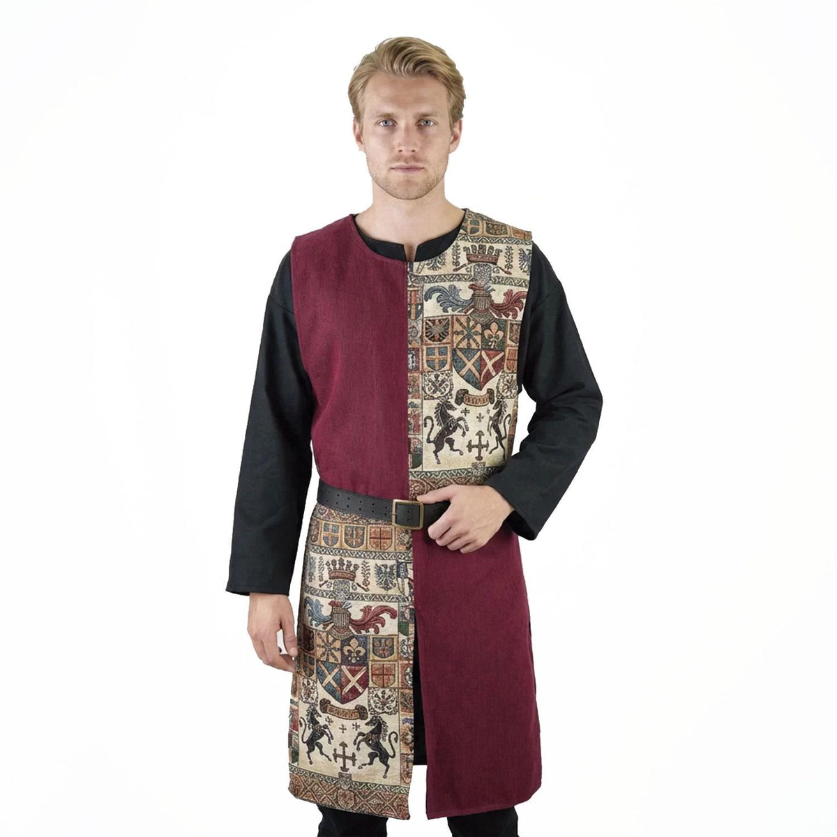 Viking Jacket - Viking Wool Klappenrock Coat, Early Medieval Warrior Tunic, Handcrafted Jacket