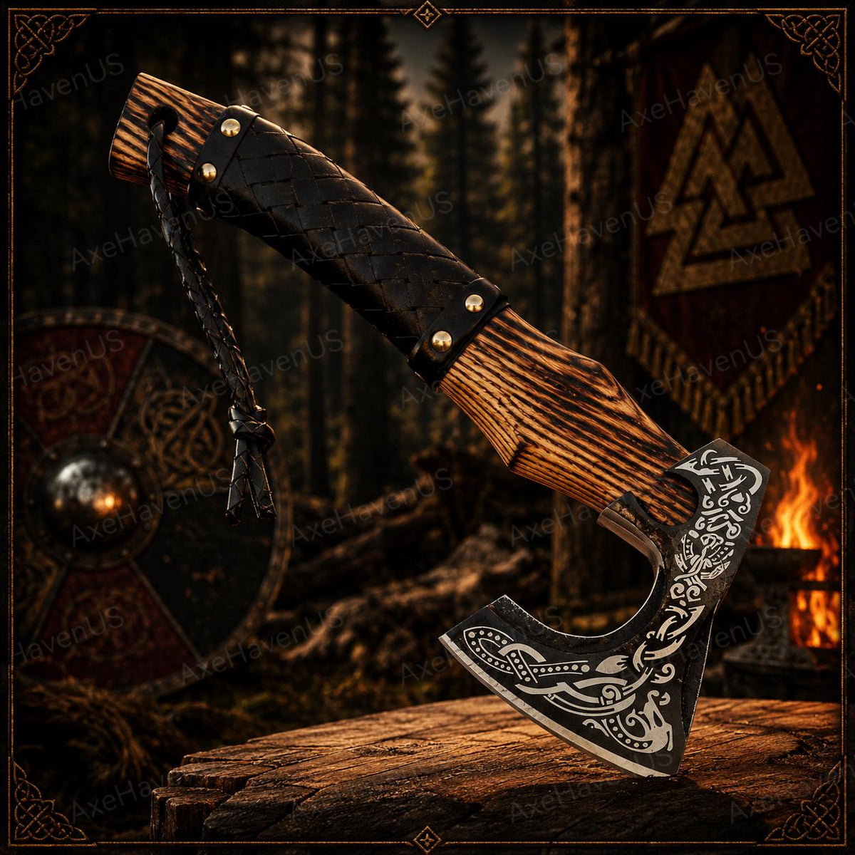 Viking Weapon Replica - Handmade Viking Axe, Norse Battle Axe, Viking Gift for Men, Medieval Decor
