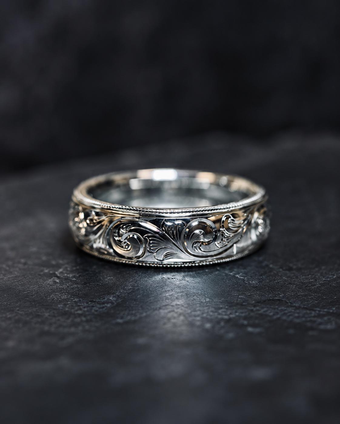 Viking Raven Ring - Silver Raven Celtic Knot Ring, Oxidized Viking Band, Norse Gothic Jewelry