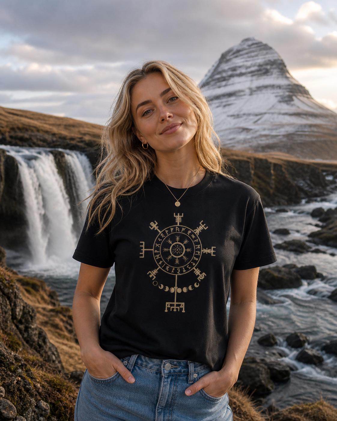 Viking Thor's Hammer T-Shirt - Mjolnir Thor Hammer Viking Shirt, Norse Mythology T-Shirt, Nordic