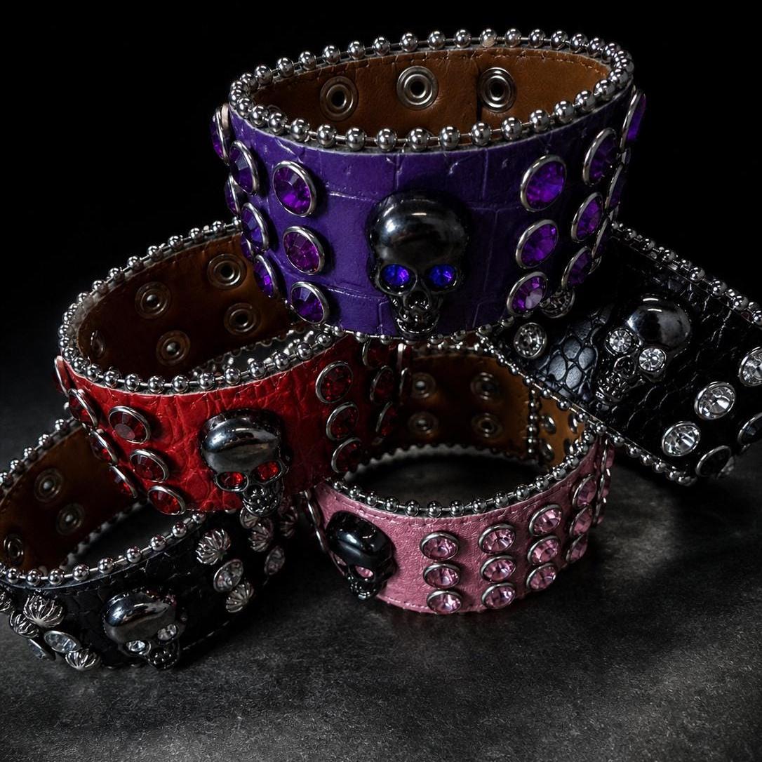 Viking Bracelet - Men’s Viking Leather Cuff Bracelet with Norse Compass, Medieval Warrior Wristband