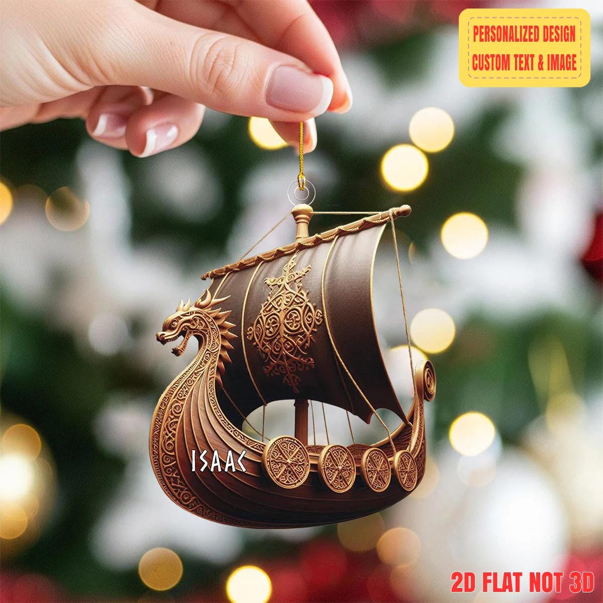 Viking Home Decor - Viking Ship Bookshelf Decor