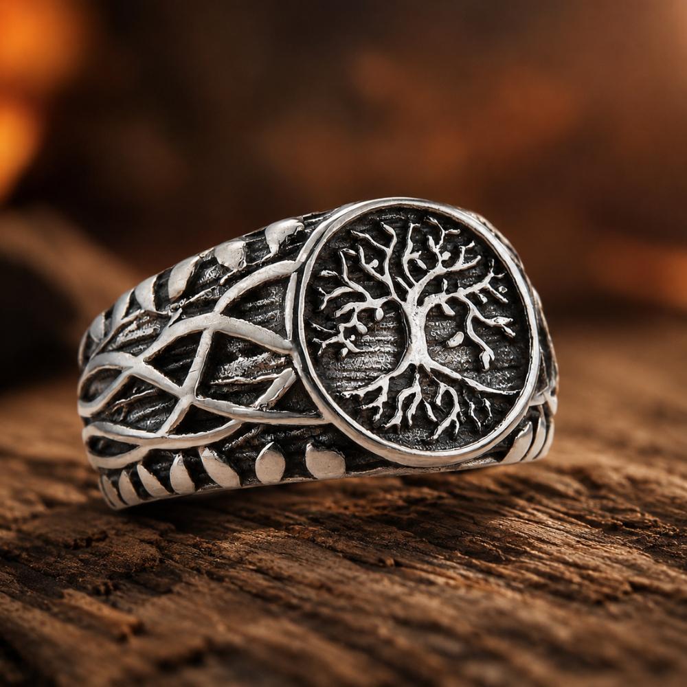 Viking Odin Ring - Viking Raven Ring for Men, Odin Raven Ring, Norse Mythology Jewelry, Flying