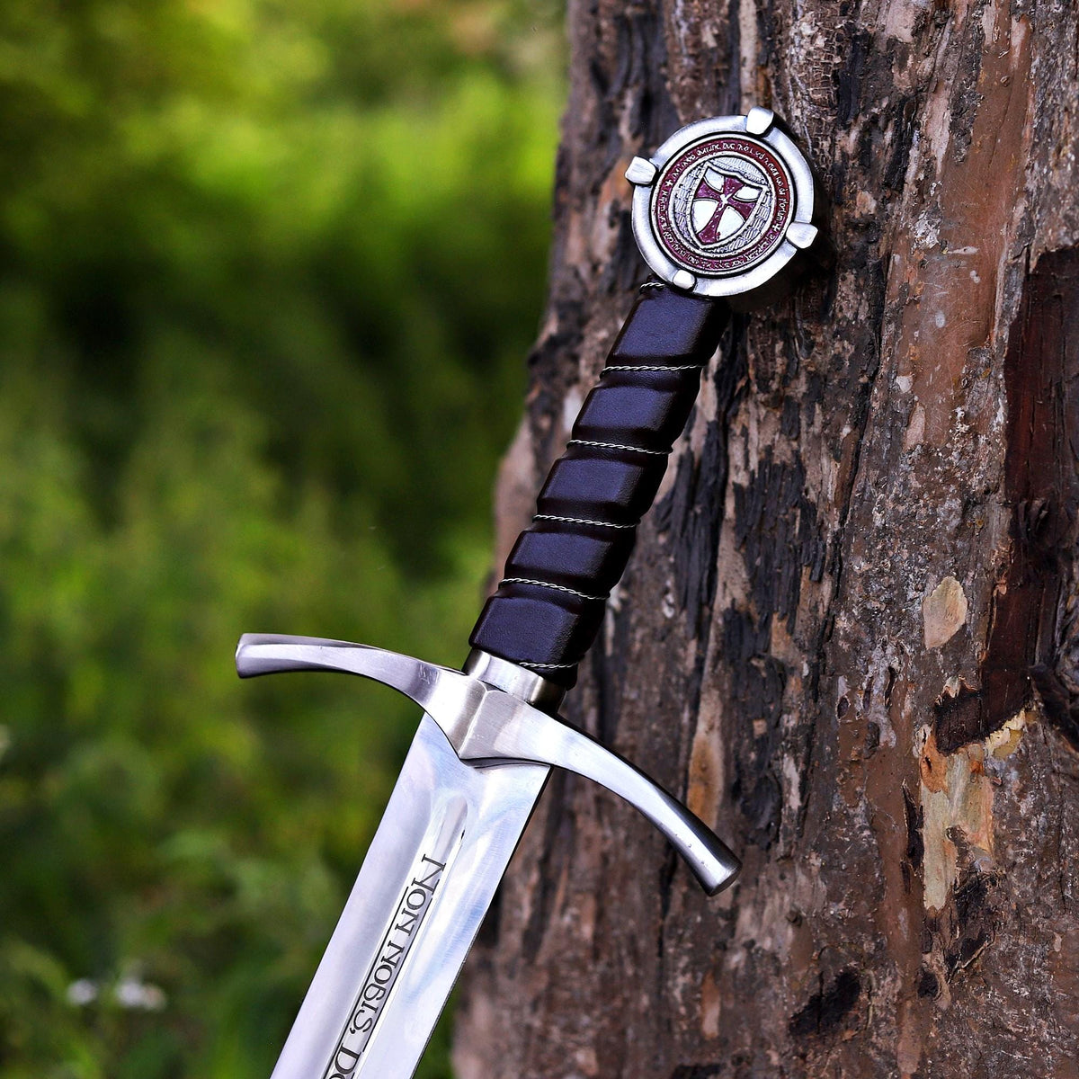 Viking Weapon Replica - Hand Forged Northmen Damascus Sword Replica, Authentic Viking Inspired