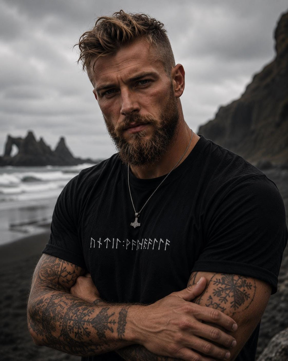 Viking Valhalla T-Shirt - Until Valhalla Rune Shirt, Minimalist Viking Tee for Men, Norse