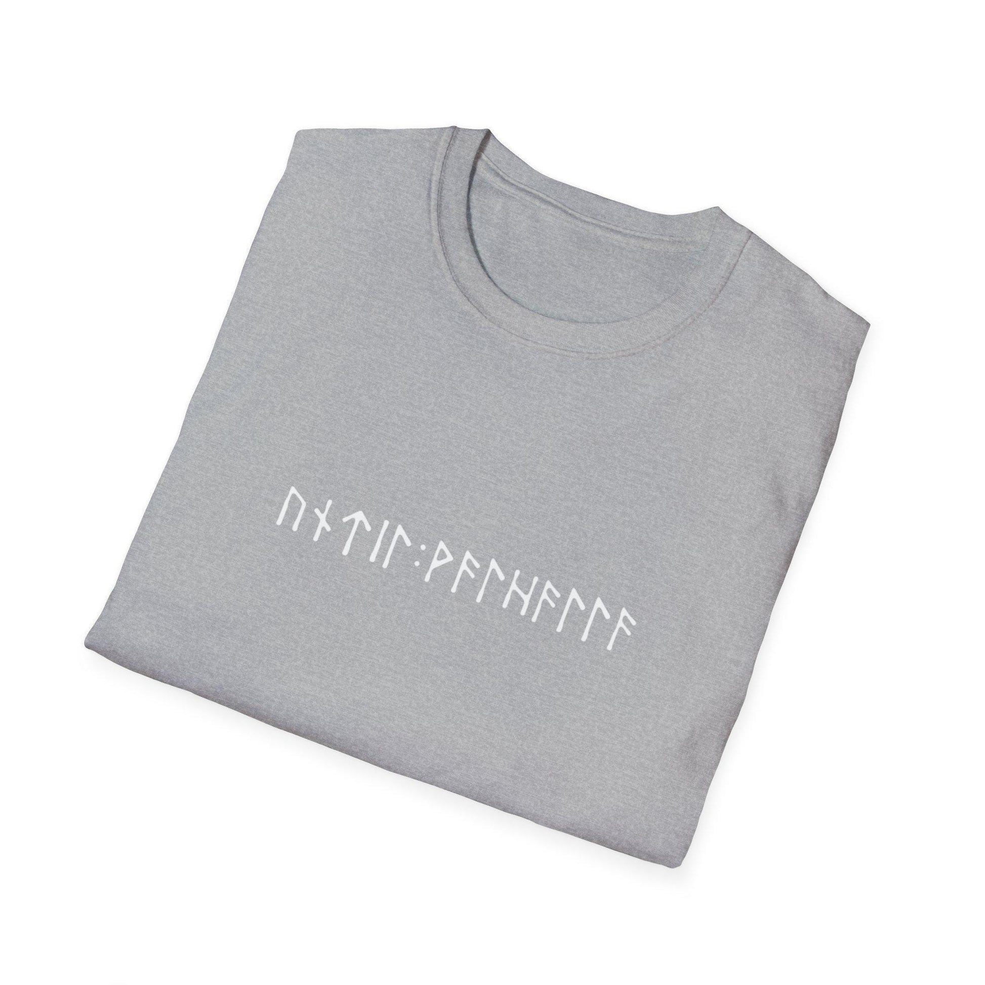 Viking Valhalla T-Shirt - Until Valhalla Rune Shirt, Minimalist Viking Tee for Men, Norse