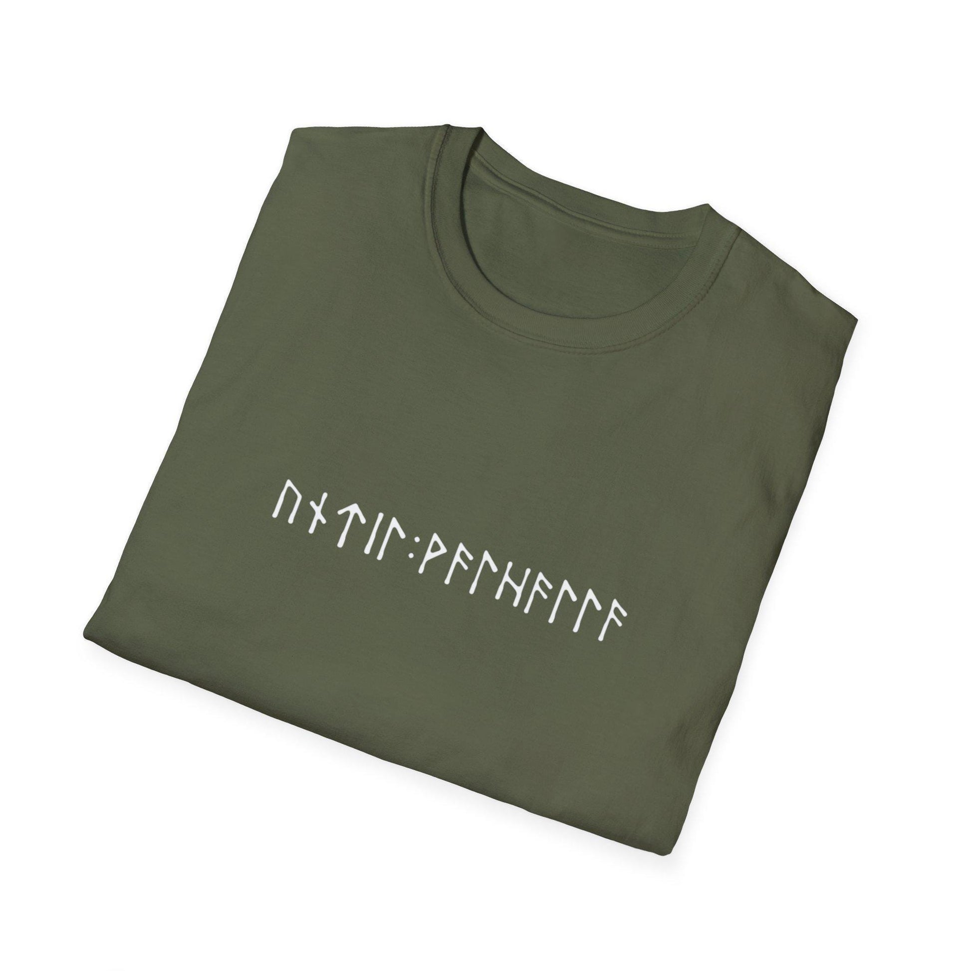 Viking Valhalla T-Shirt - Until Valhalla Rune Shirt, Minimalist Viking Tee for Men, Norse