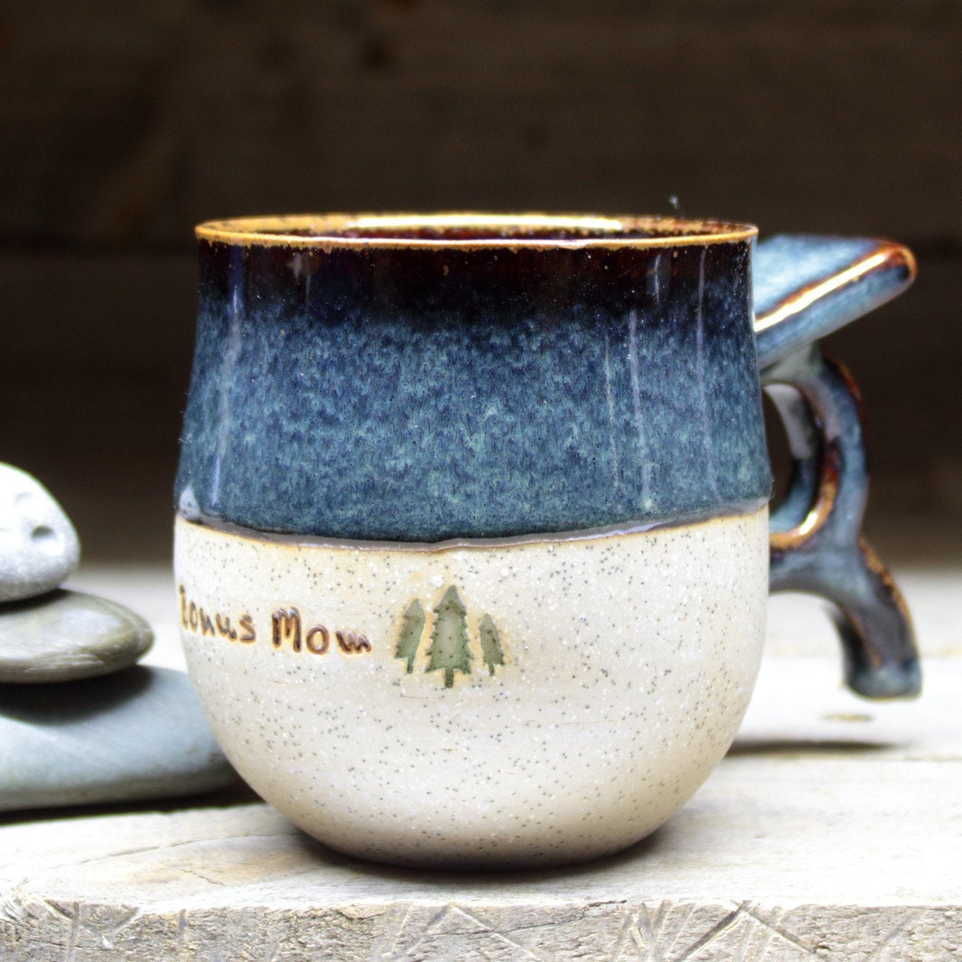 Viking Mug - Personalized tall Swedish Viking mug, 17oz/500mL. Pottery mug, inspired by
